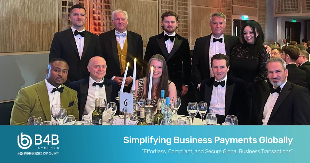 B4B Payments Finalists for FinTech Partner & Team of the Year at UK FinTech Awards 2025