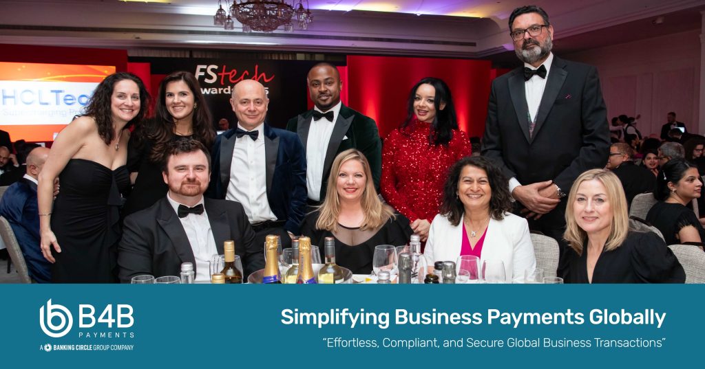 B4B Payments Wins BaaS Platform of the Year at the FS Tech Awards (image 2)