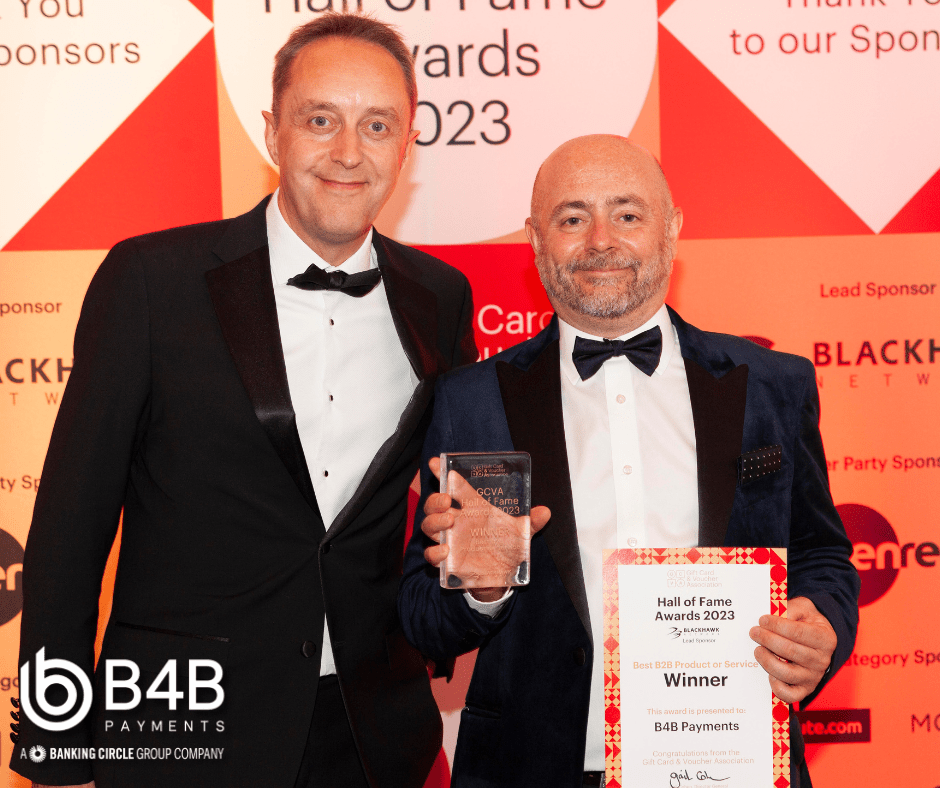 Winning the GCVA Hall of Fame Awards for Best Gift Card B2B Product/Service (image 2)