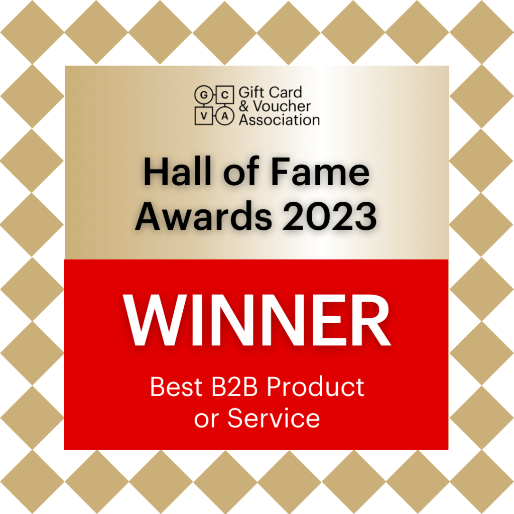 Winning the GCVA Hall of Fame Awards for Best Gift Card B2B Product/Service (image 1)