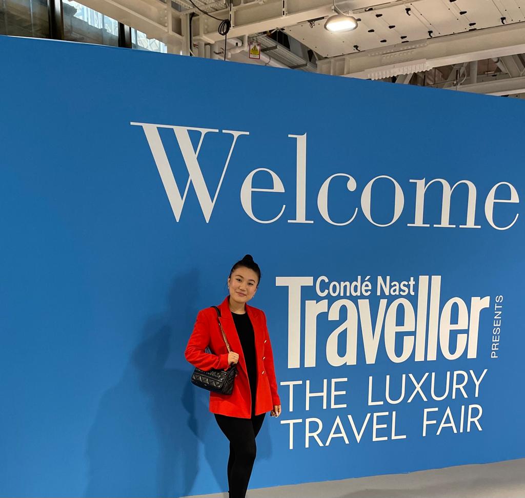 Jenny at the Luxury Travel Fair