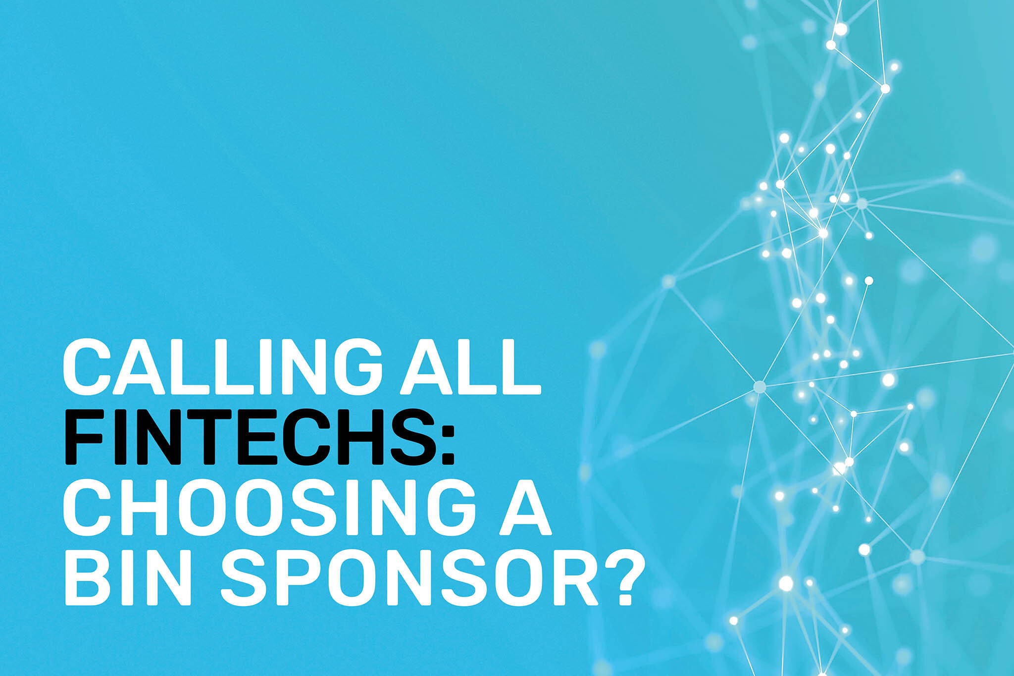 Choosing a BIN sponsor key questions to ask when making a decision