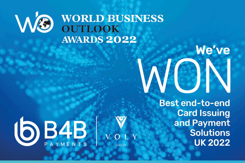 B4B Payments named the best end-to-end issuing and payment solutions company in the UK